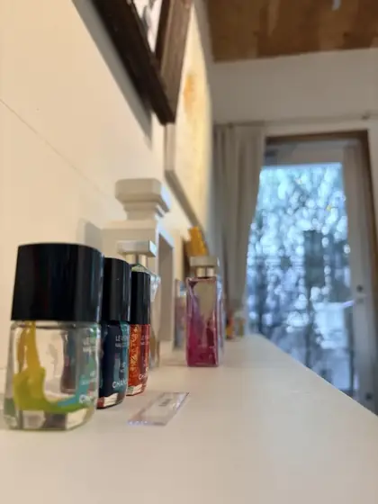 マニキュアボトルのコレクション