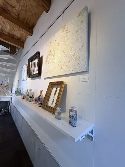 テクスチャ絵画と小物